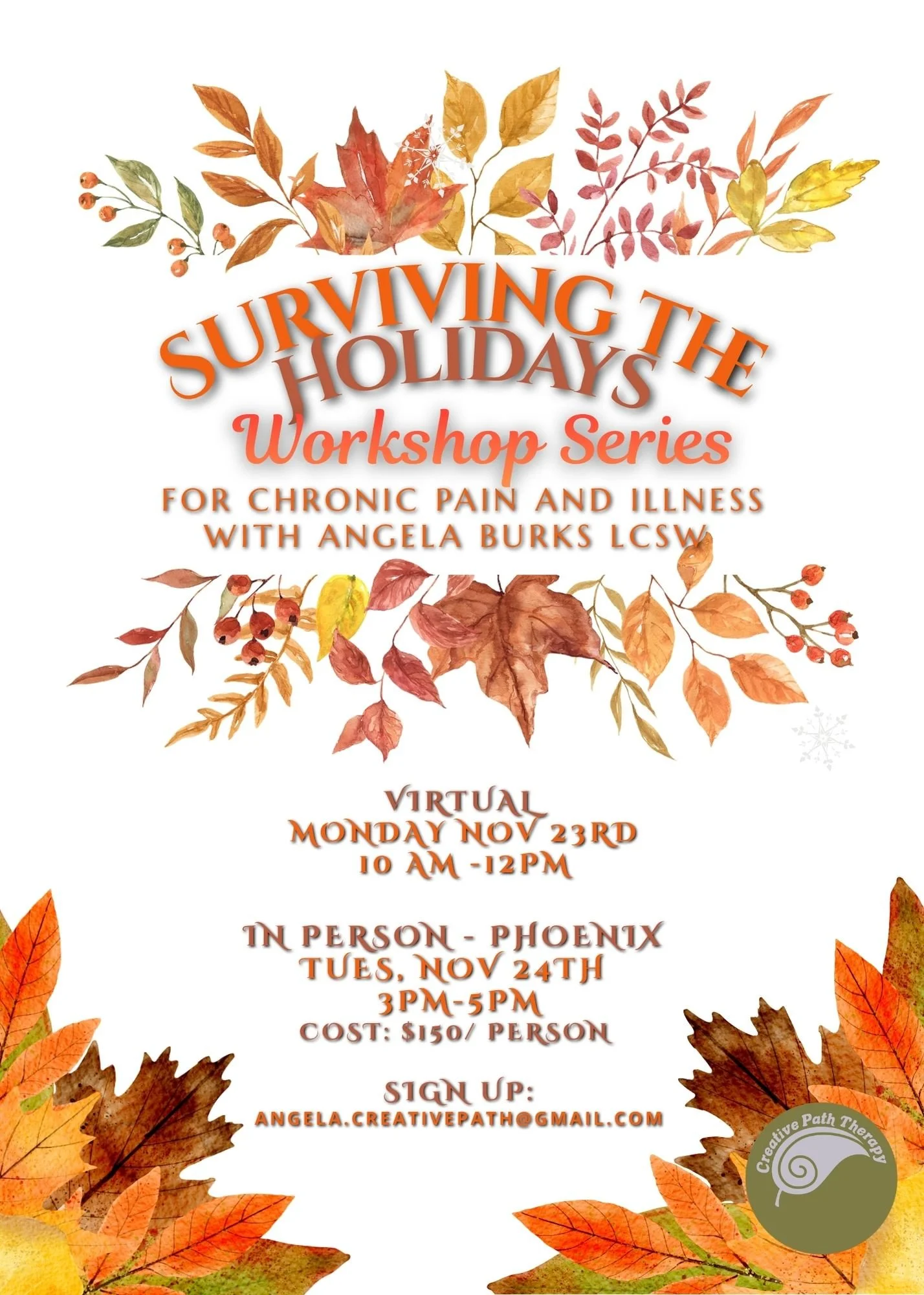 Surviving the Holidays Workshop Series