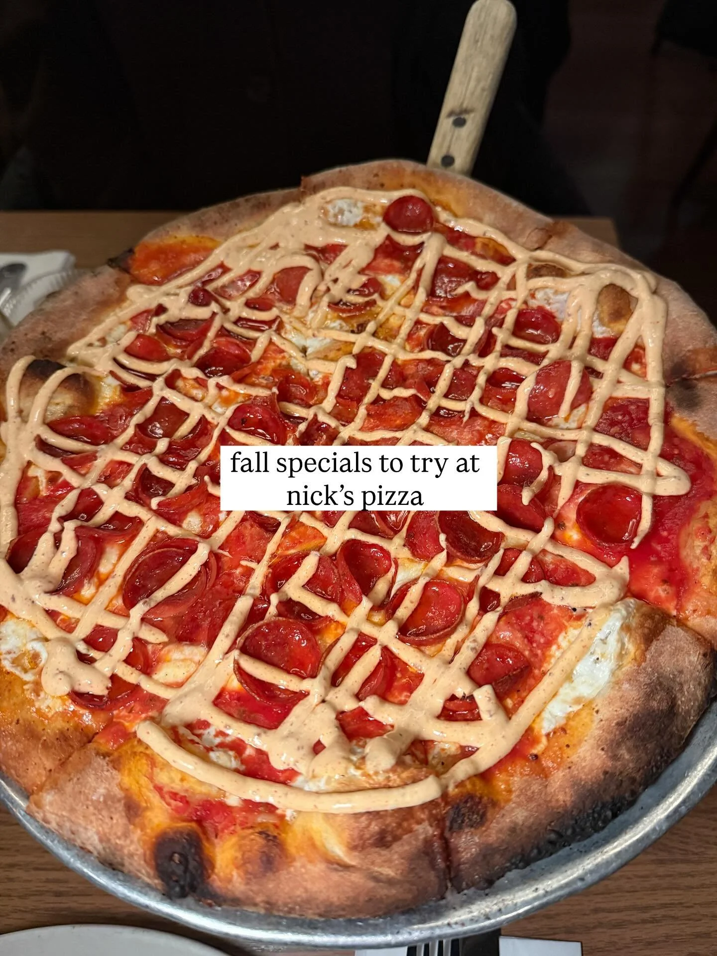 neighborhood Italian spot @nickspizzanyc is getting creative with their new Fall specials! Had to give them a try along with some of their delicious classics. 

🍻happy hour Mon-Thurs, 4-7pm
📍94th &amp; 2nd