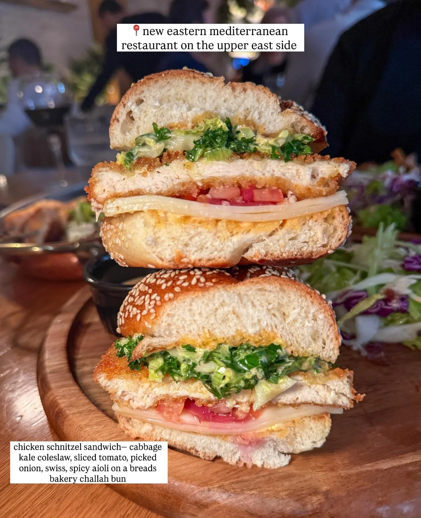 New restaurant @dearmargonyc on the UES is already drawing a crowd! Such a great spot with a delicious menu&mdash; think fresh warm laffa, house-made spreads, &amp; lots of great shareable plates. Happy to have them on the corner of 70th &amp; Lex, w