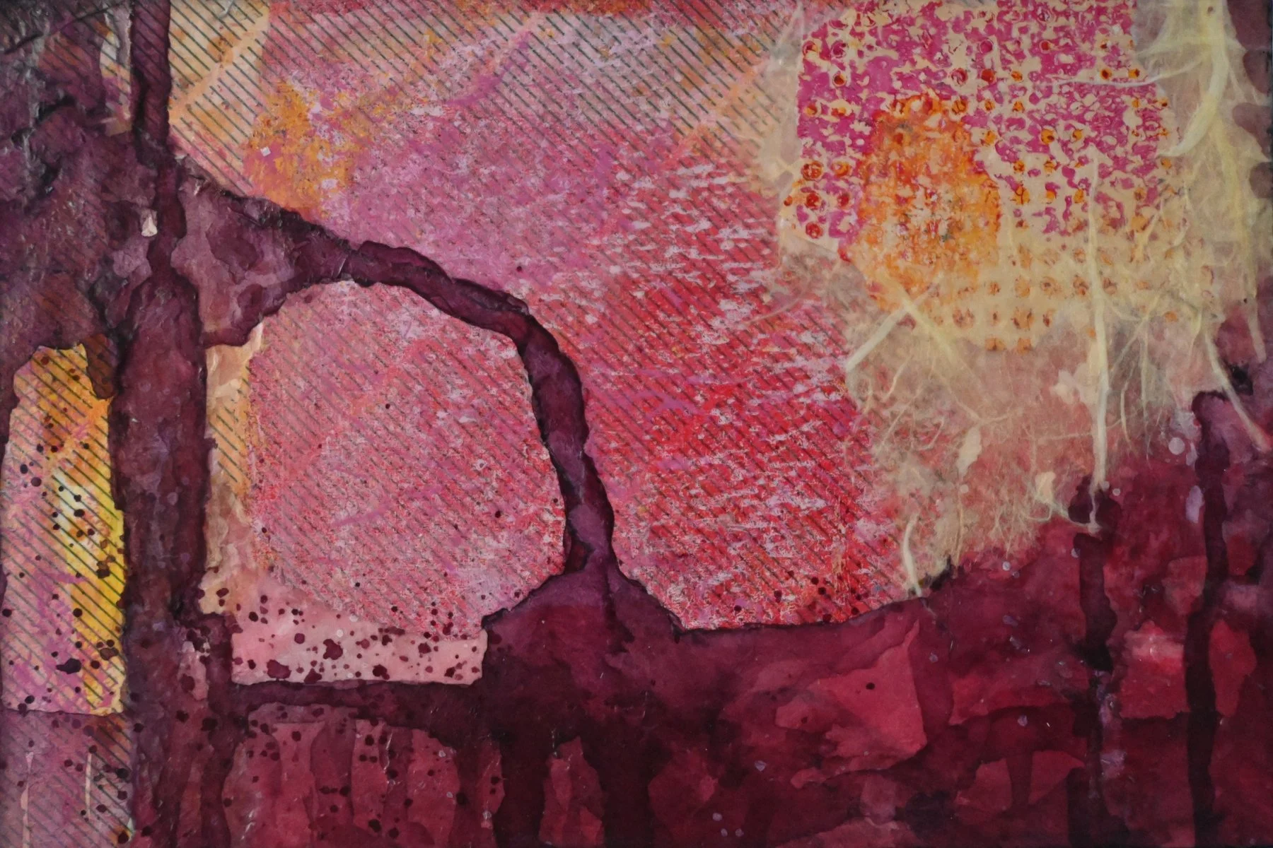 #158 Red Abstract