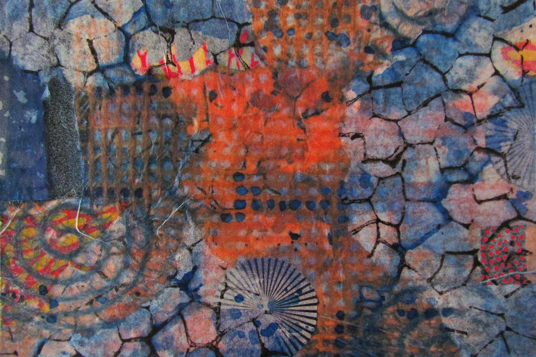 #032 Orange Grid