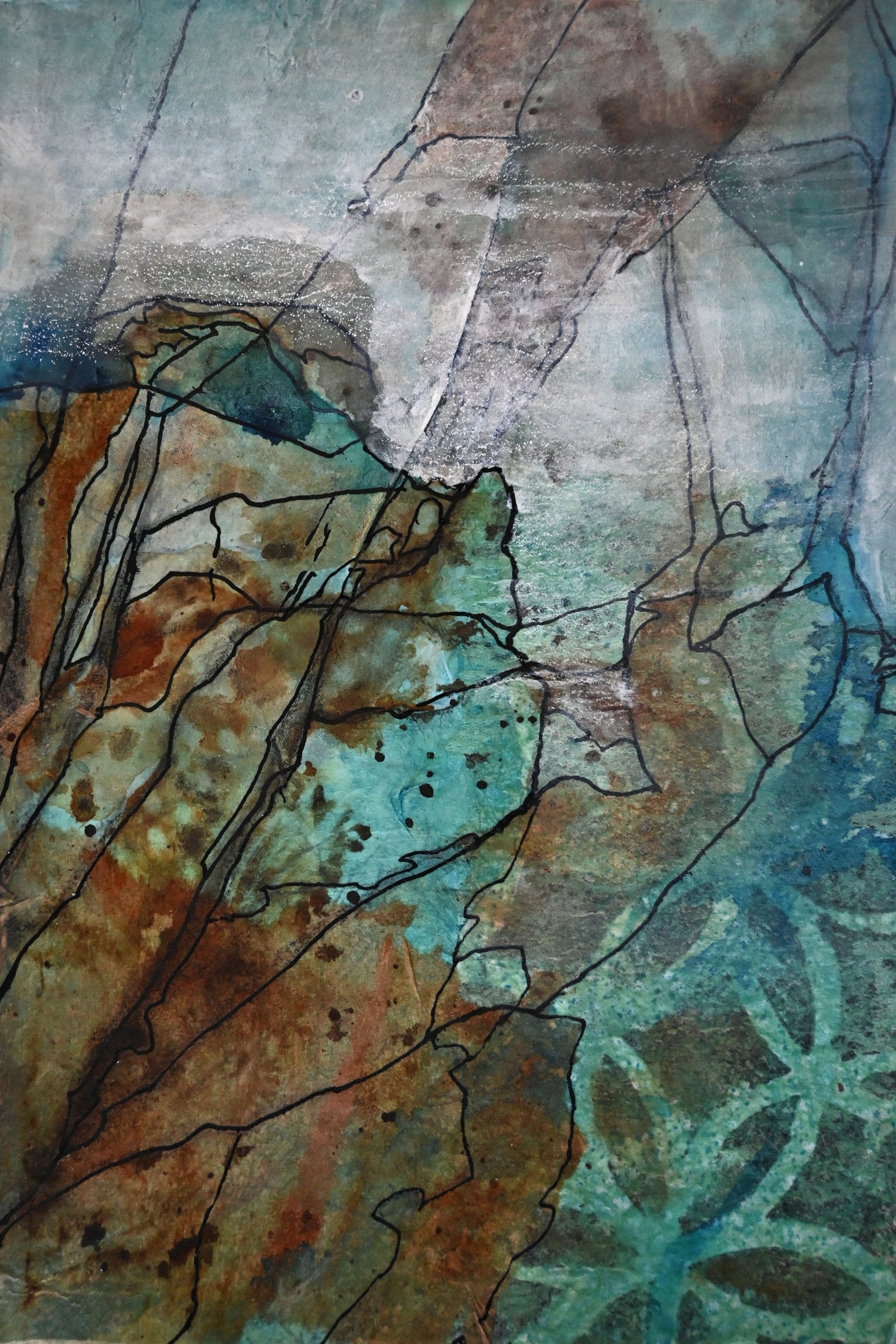 #154 Outcrop  (large)    Private Collection  