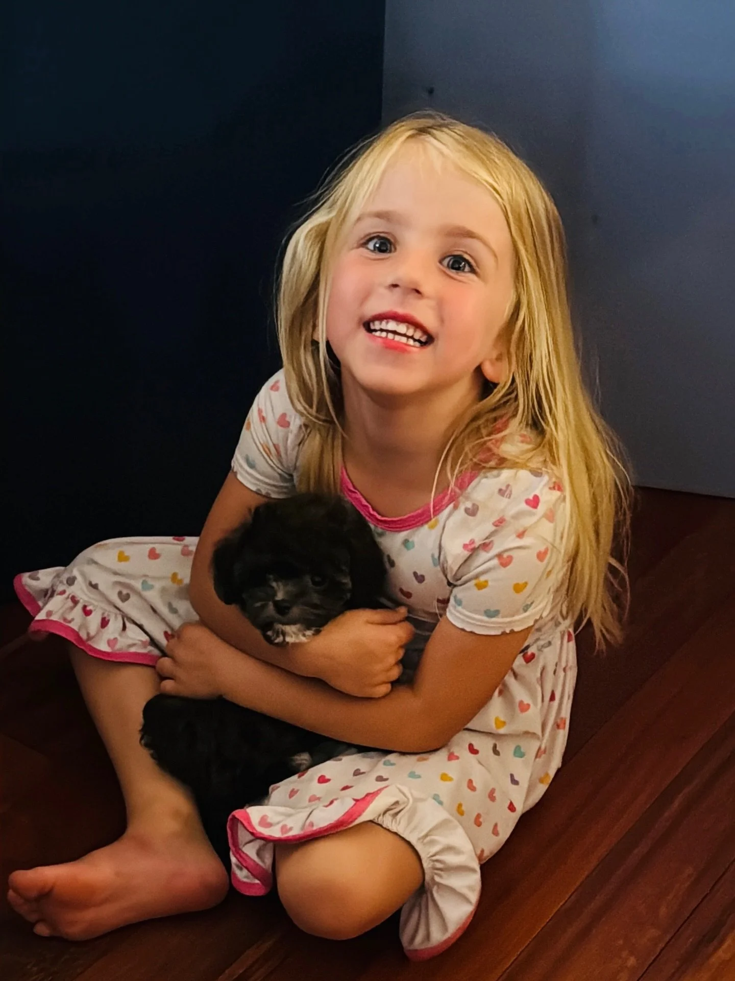 Delilah and her new puppy Raffi/Raphael