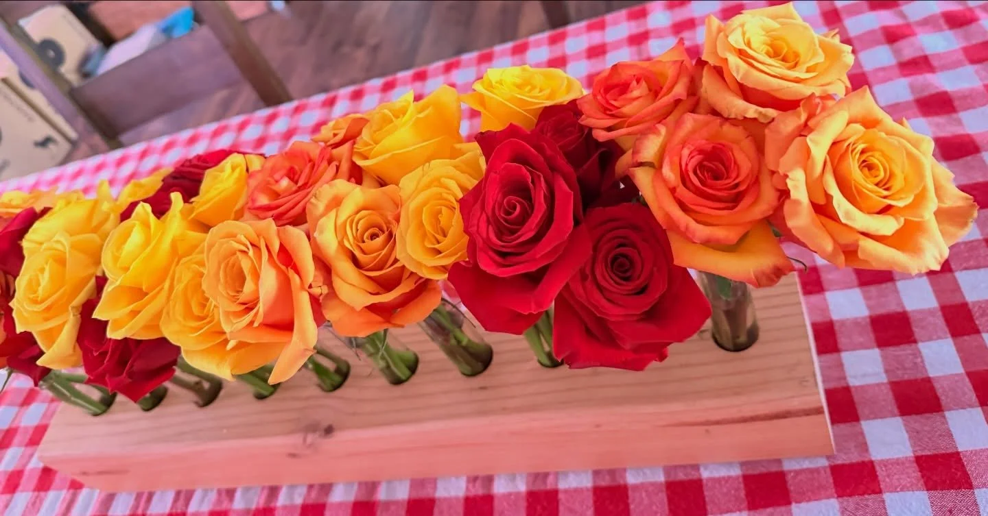 Basic little grocery store roses.