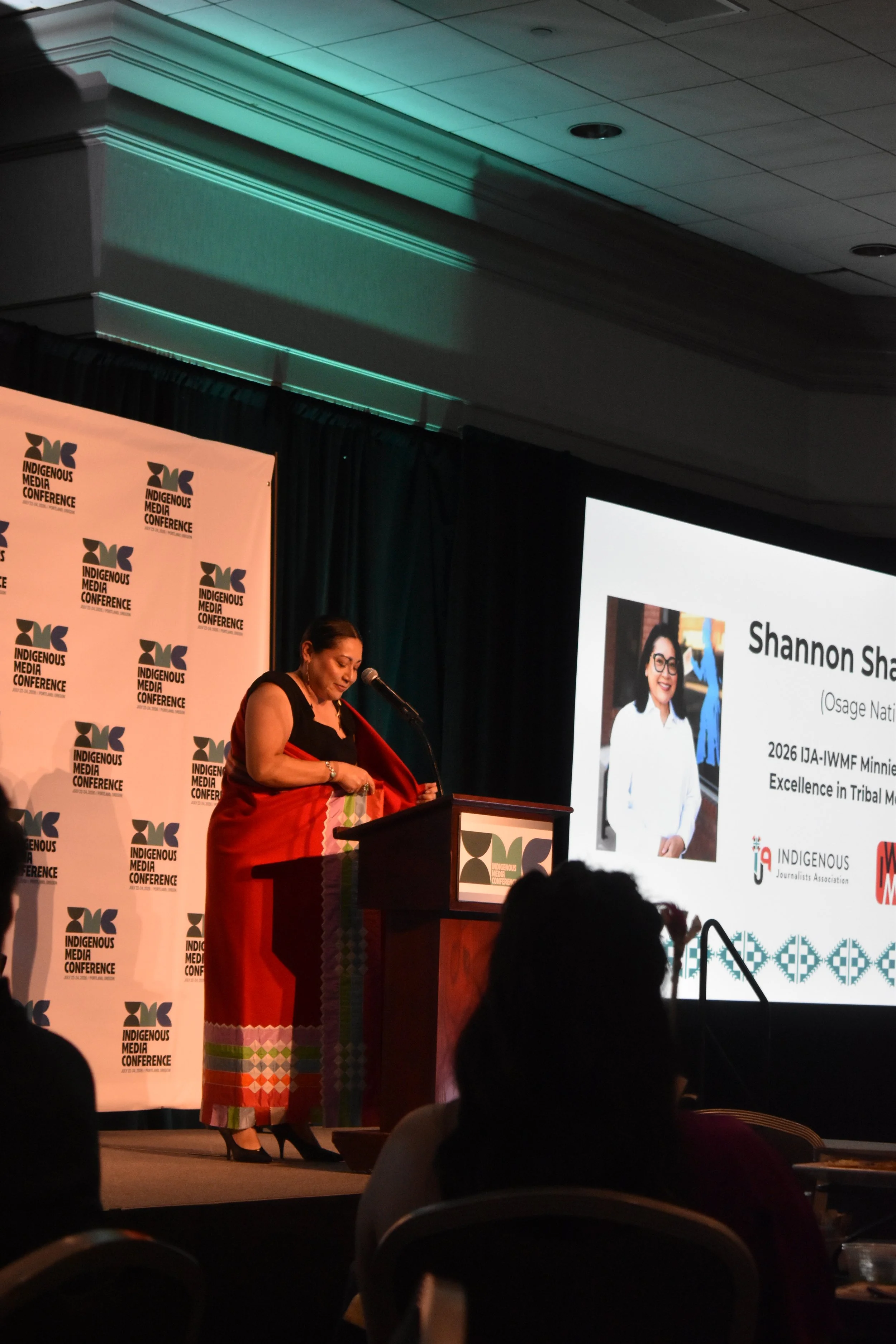 Conference closes with honoring of Indigenous journalists