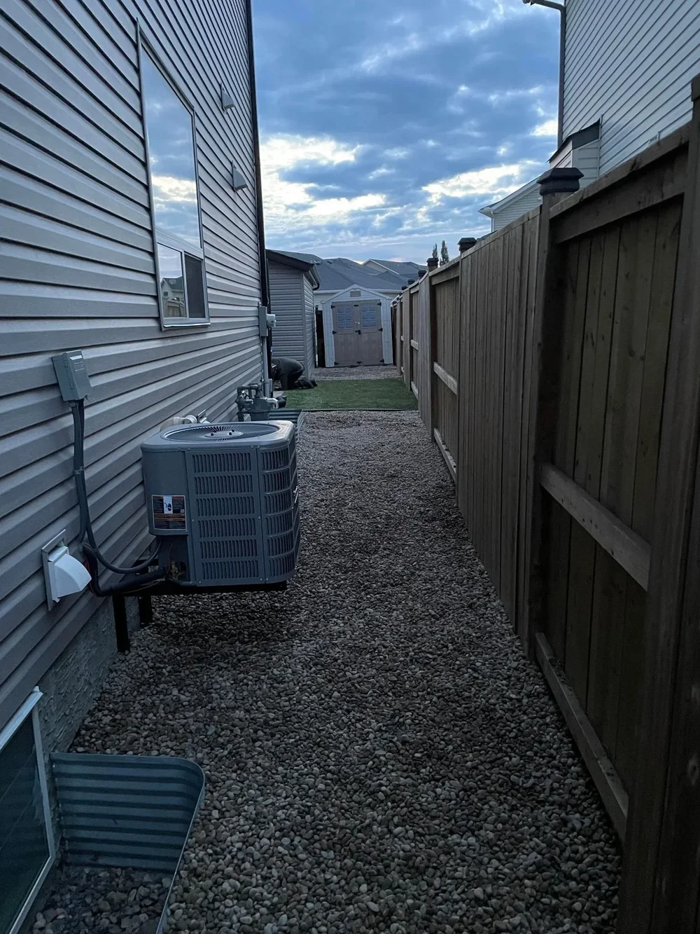 Gravel and Lawn