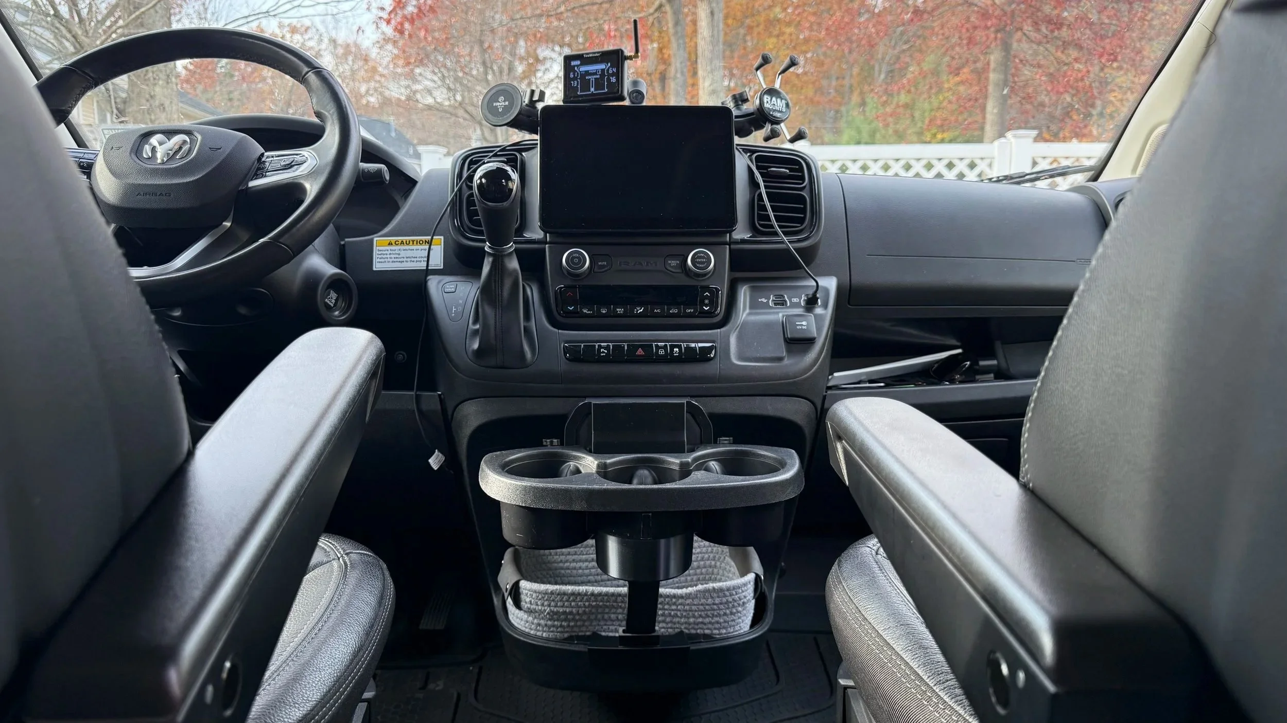 Ram Promaster Cupholder Relocation Kit