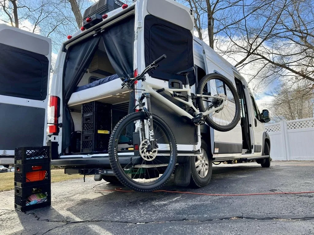 Mountain Bike Storage and Door Rack