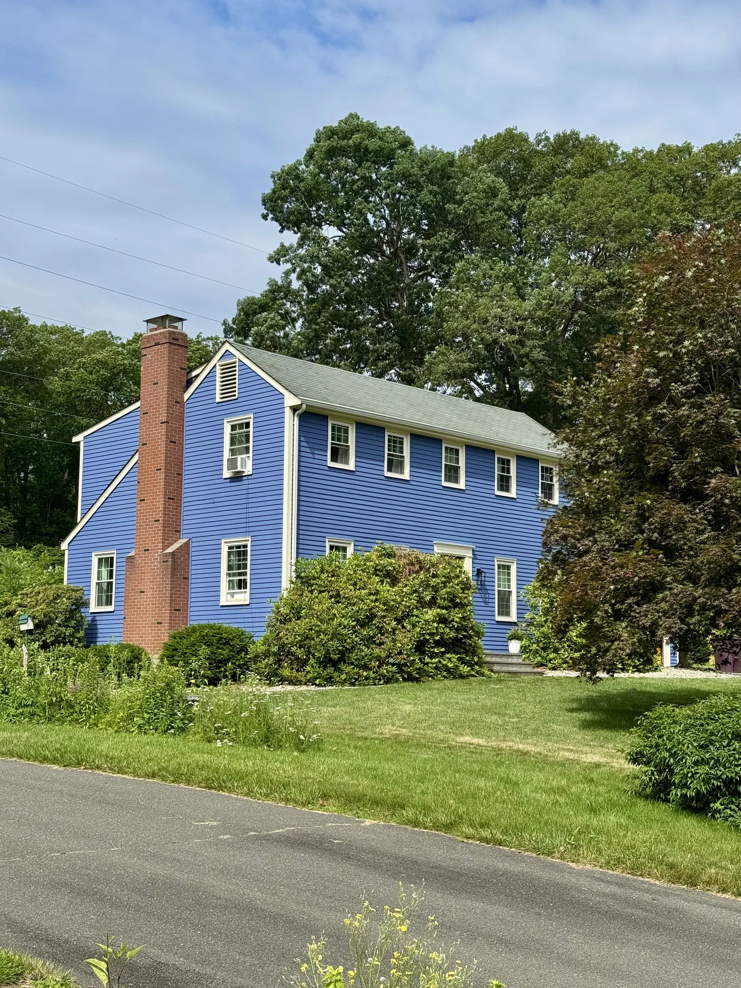 exterior home repaint Sherwin Williams Duration Oxford CT