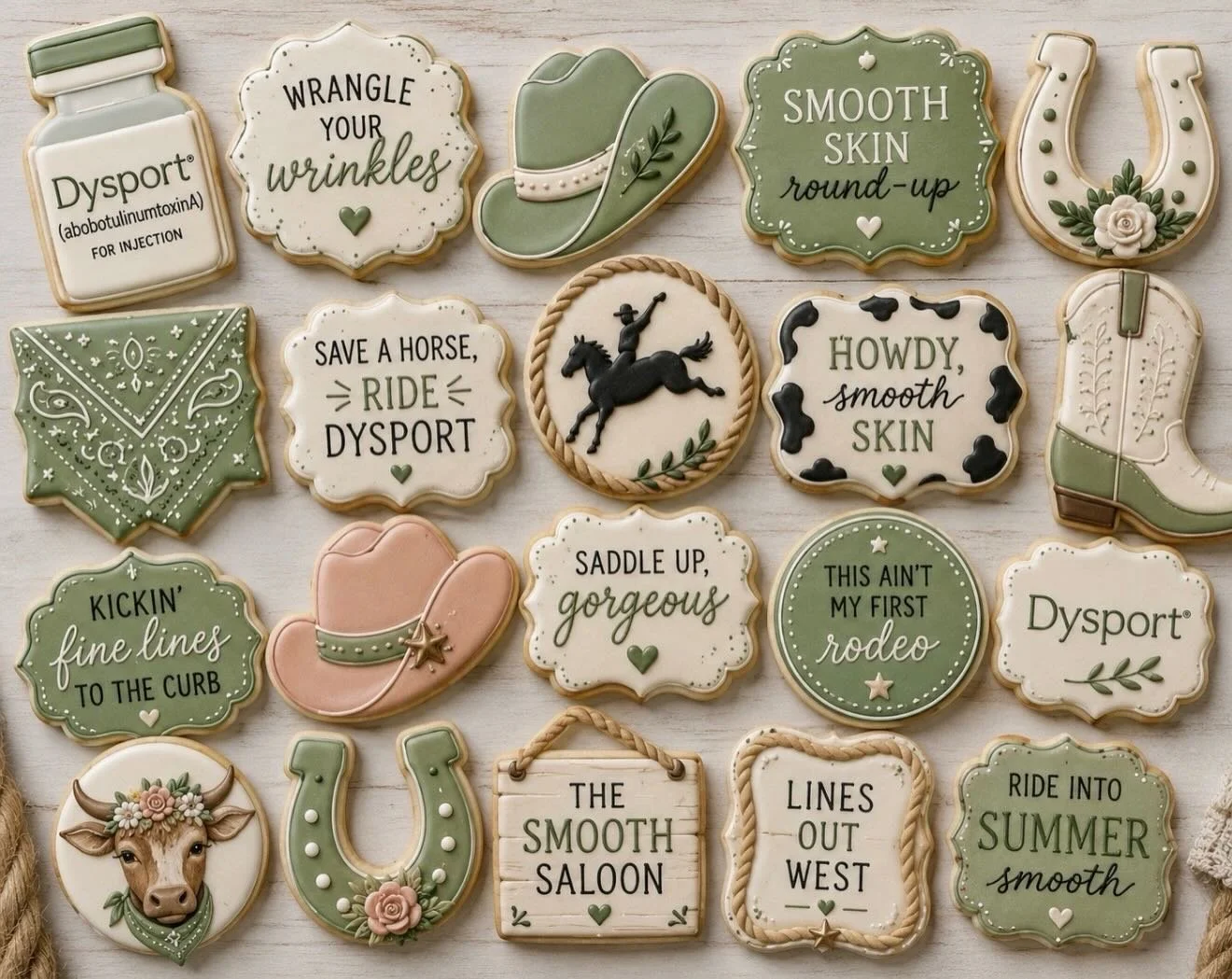 🤠💚 SADDLE UP FOR SMOOTH SKIN 💚🤠

Join us for a fun rodeo-themed Dysport Day on Tuesday 6/9 during rodeo week! ✨

We&rsquo;ll have western-inspired treats, cute cookies, refreshments, specials, and all the smooth summer skin vibes 🤍

🎯 Wrangle y