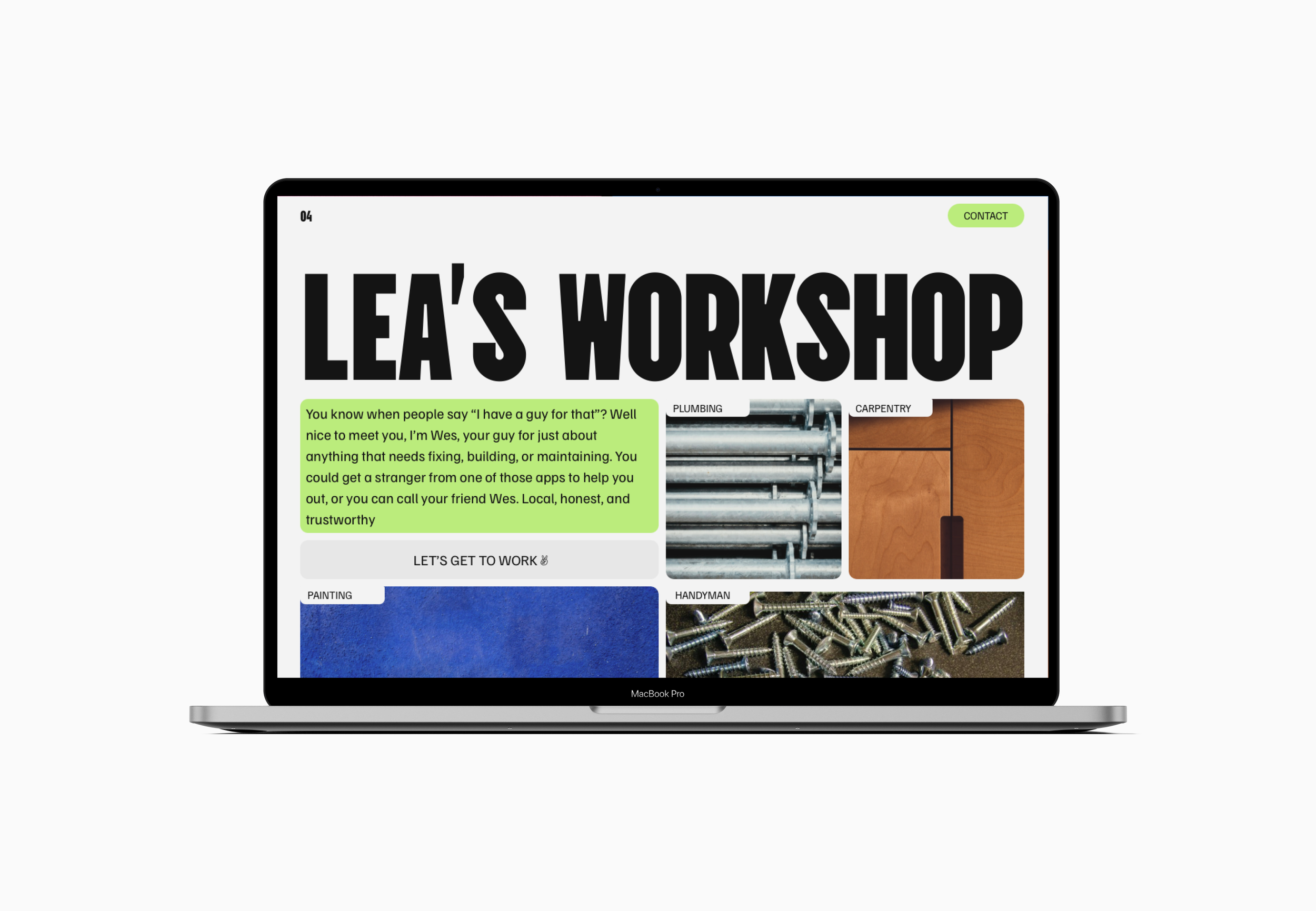001 | reallycool website template