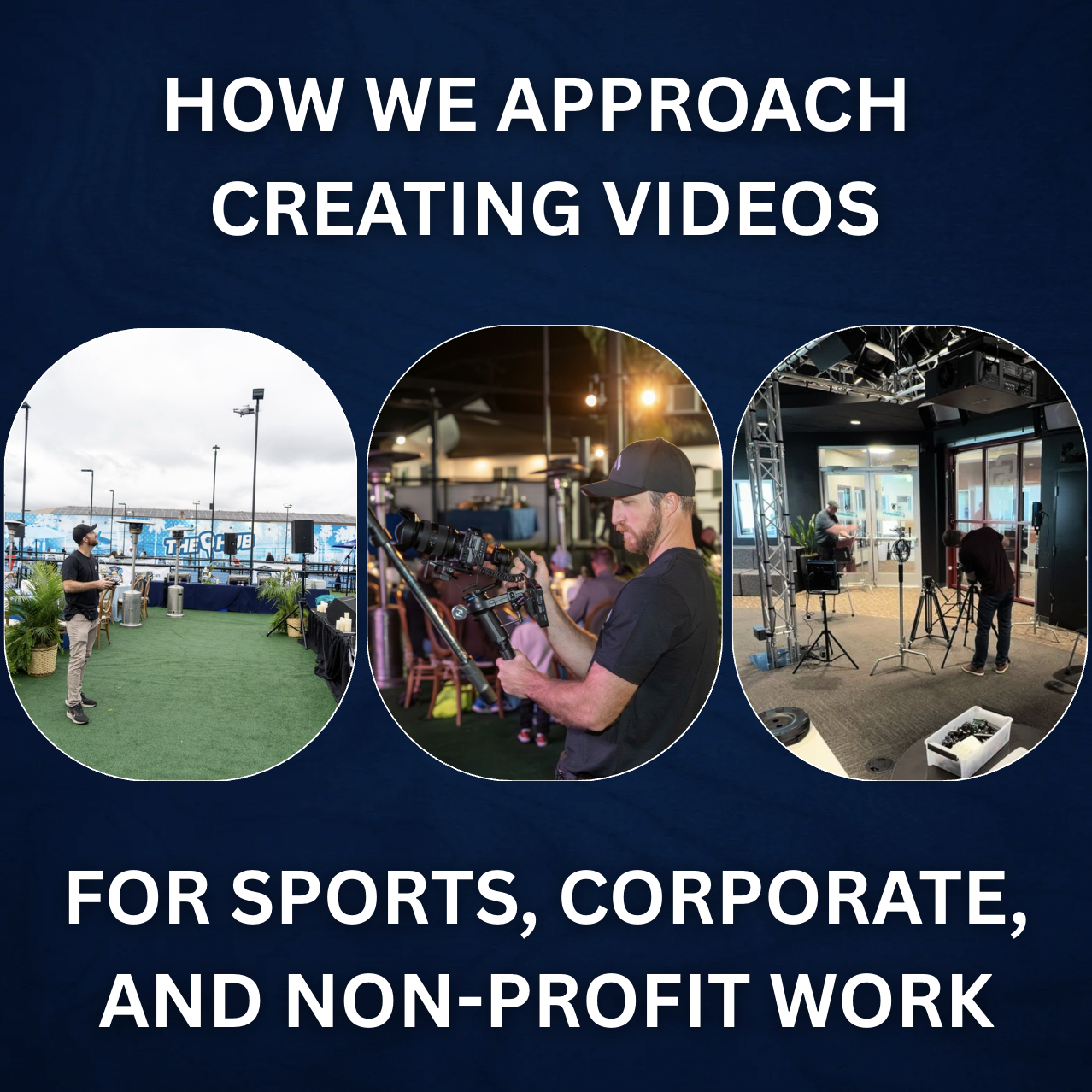 How we approach creating videos for sports, corporate, and non-profit work