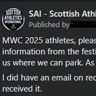 MWC 2025 athletes, please check your emails. We got final information from the festival on parking passes and a map to show us where we can park. As well as a few other details. 

We did have an email on record for all athlete so everyone should have