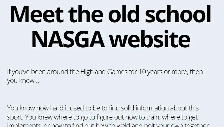Let's all welcome our new addition to our Blog team, Danny Autrey. He wrote his first article for us and it is up and live on our website.

https://www.scottishathleticsint.org/blog/meet-danny-autrey-and-the-old-school-nasga-website