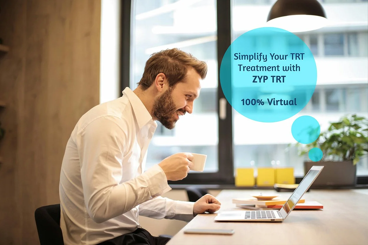 Virtual TRT consultation from home with ZYP Medical