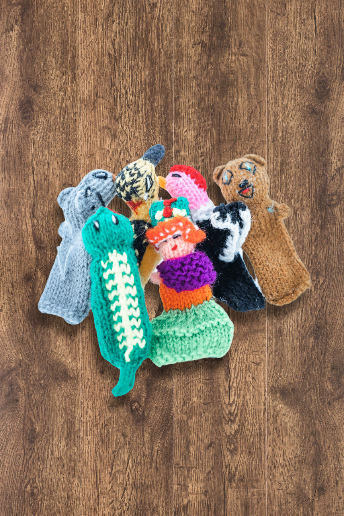 Assorted Handmade Finger Puppets