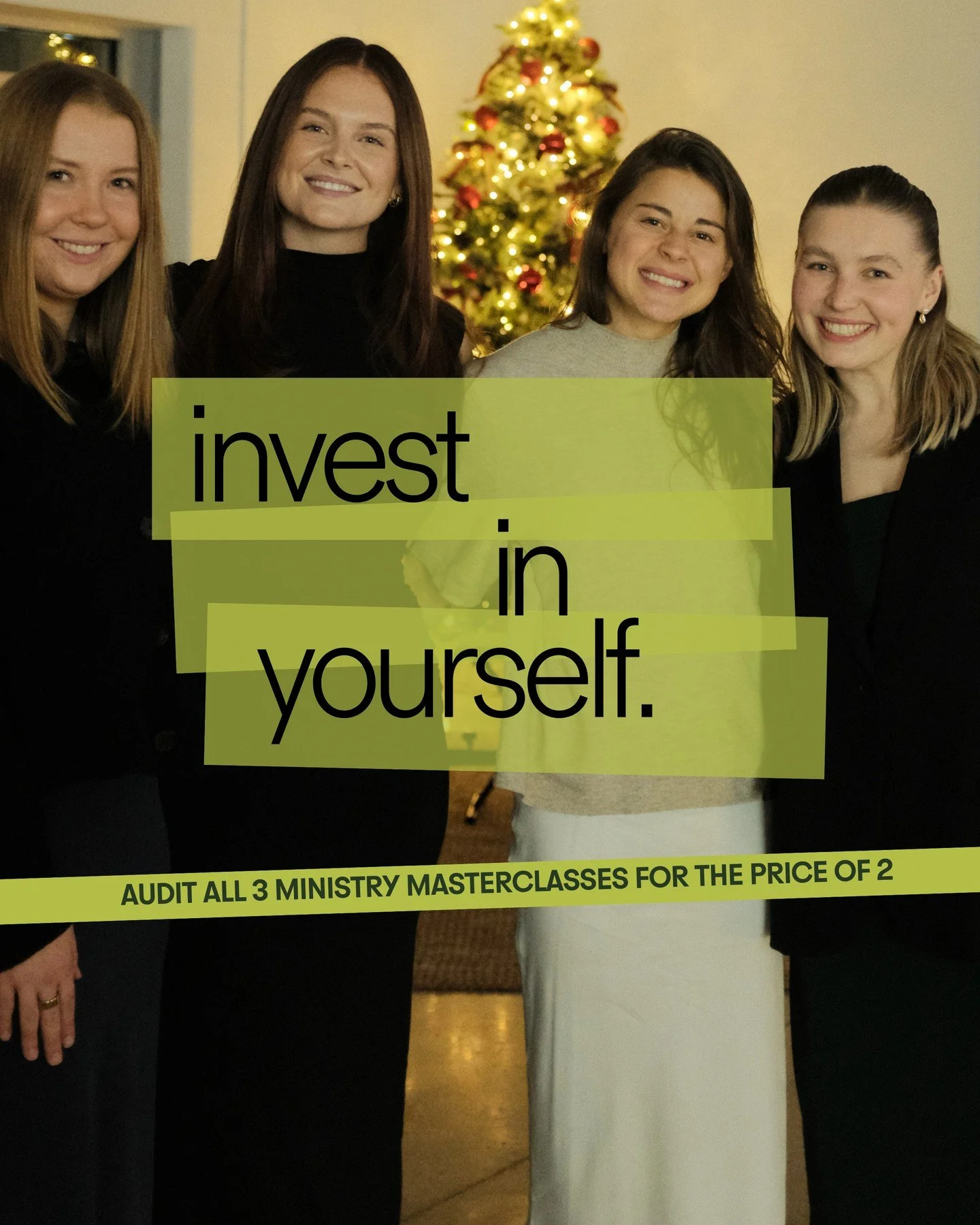 DID YOU HEAR 👀⁠
⁠
We want to make auditing our winter Ministry Masterclasses as accessible as possible, &amp; that's why we're running a promo for the next few weeks! Take the leap + invest in what God could do in + through you this upcoming year! ⁠