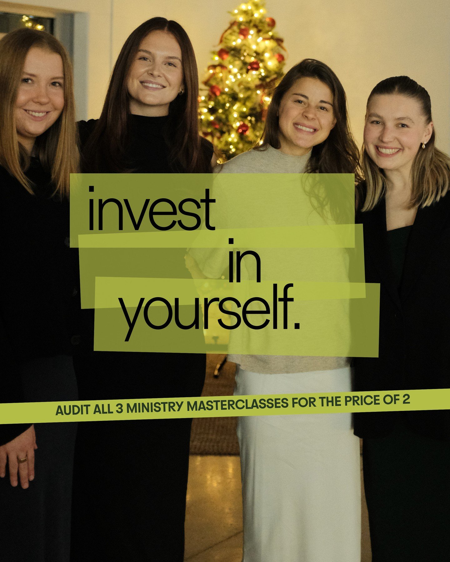 DID YOU HEAR 👀⁠
⁠
We want to make auditing our winter Ministry Masterclasses as accessible as possible, &amp; that's why we're running a promo for the next few weeks! Take the leap + invest in what God could do in + through you this upcoming year! ⁠