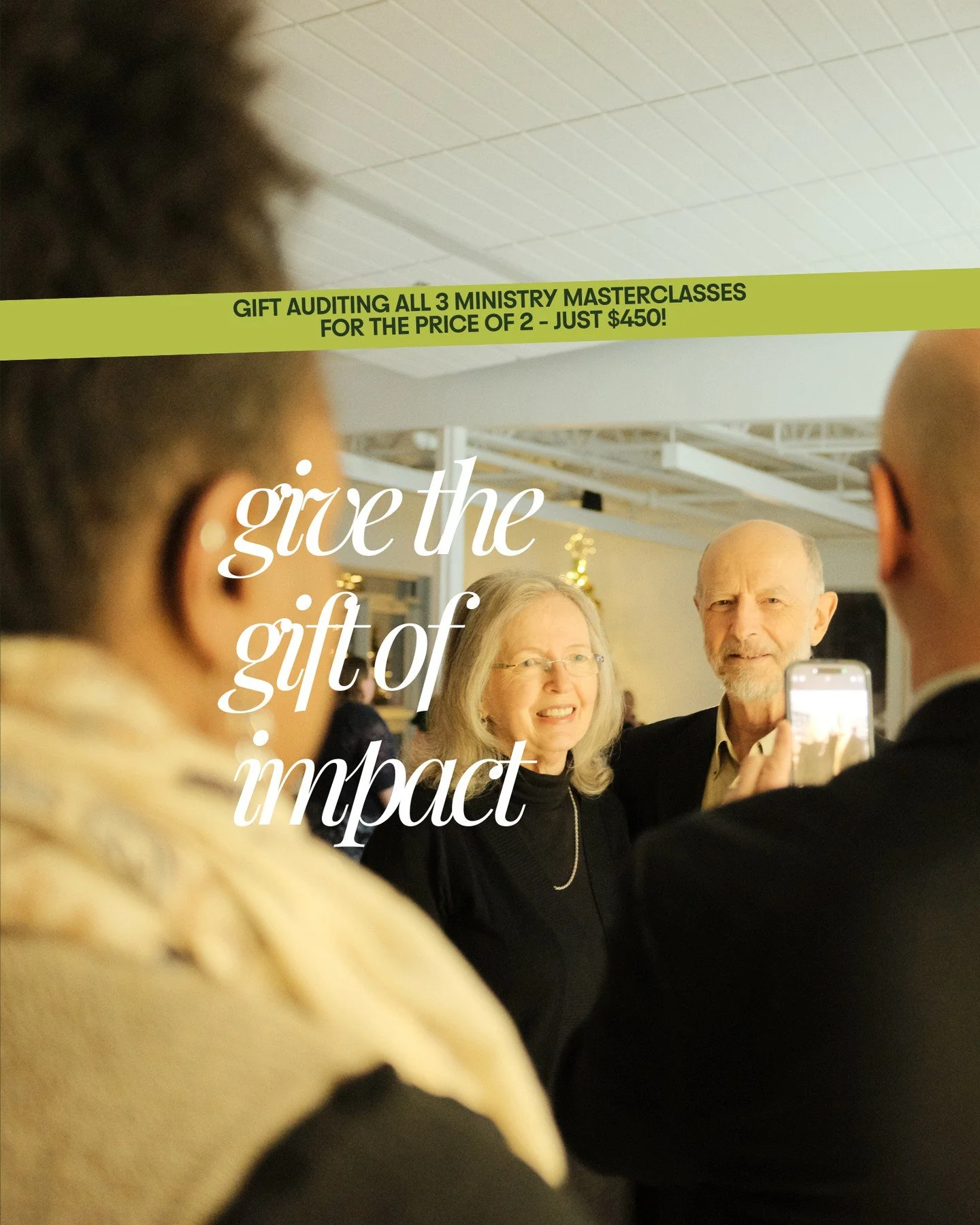 Last-minute Christmas shopping?⁠
⁠
Give a gift that goes beyond the moment. Our Ministry Masterclasses are designed for those with a pastor&rsquo;s heart&mdash; equipping them to impact many for years to come.⁠
⁠
Right now, get 3 Masterclasses for th