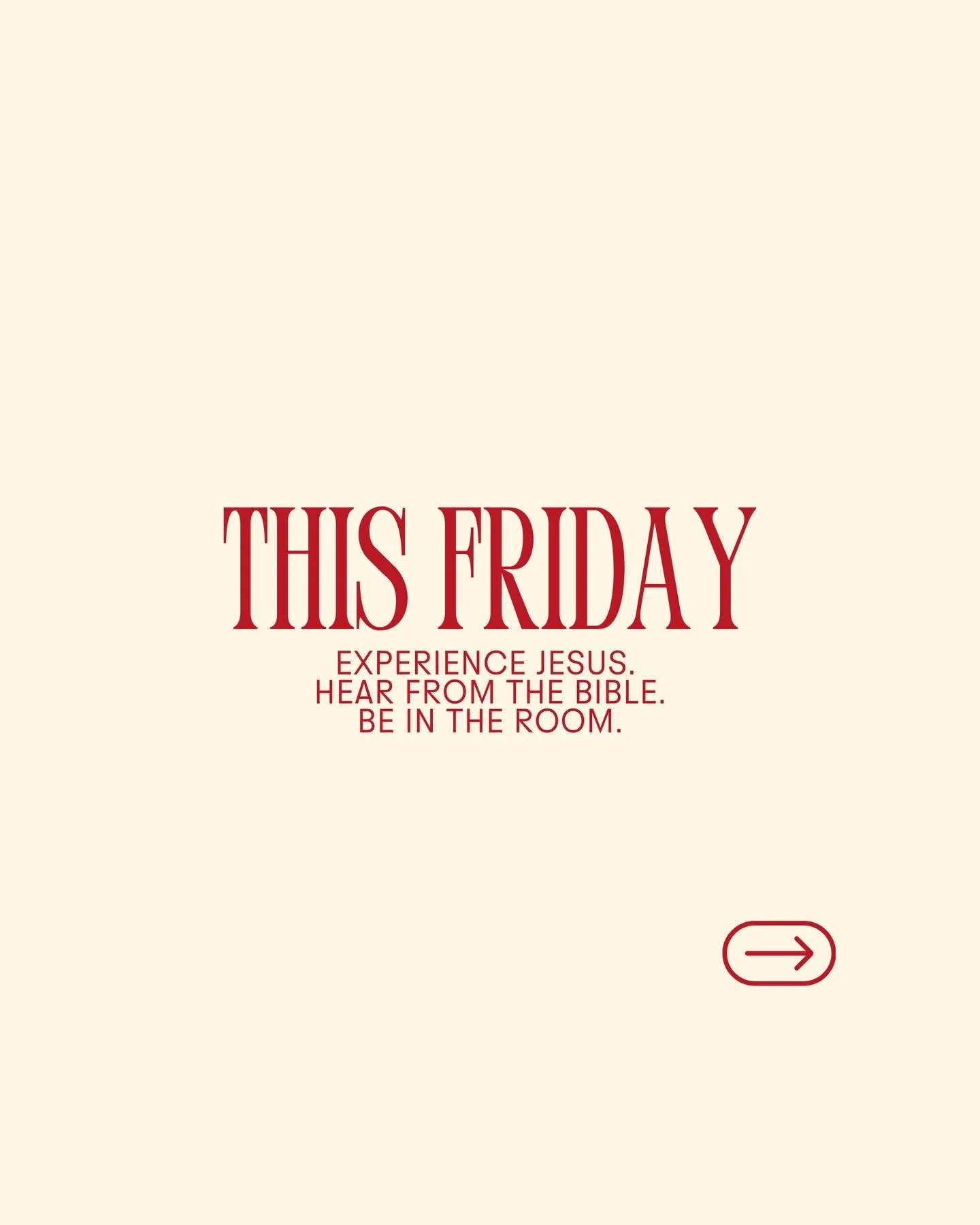 YUP YUP YUP⁠
⁠
You&rsquo;re gonna want to be in the room - invite your small group, invite your youth group, invite your friends... this is gonna be good. ⁠
⁠
This Friday we have five of our first year students sharing what God has placed on their he