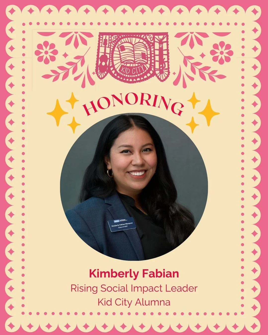 At Kid City, we believe in creating a community where each young person can discover their brilliance. Sometimes all it takes is the right support at the right time to turn what feels impossible into reality.

This fall, we are thrilled to honor one 