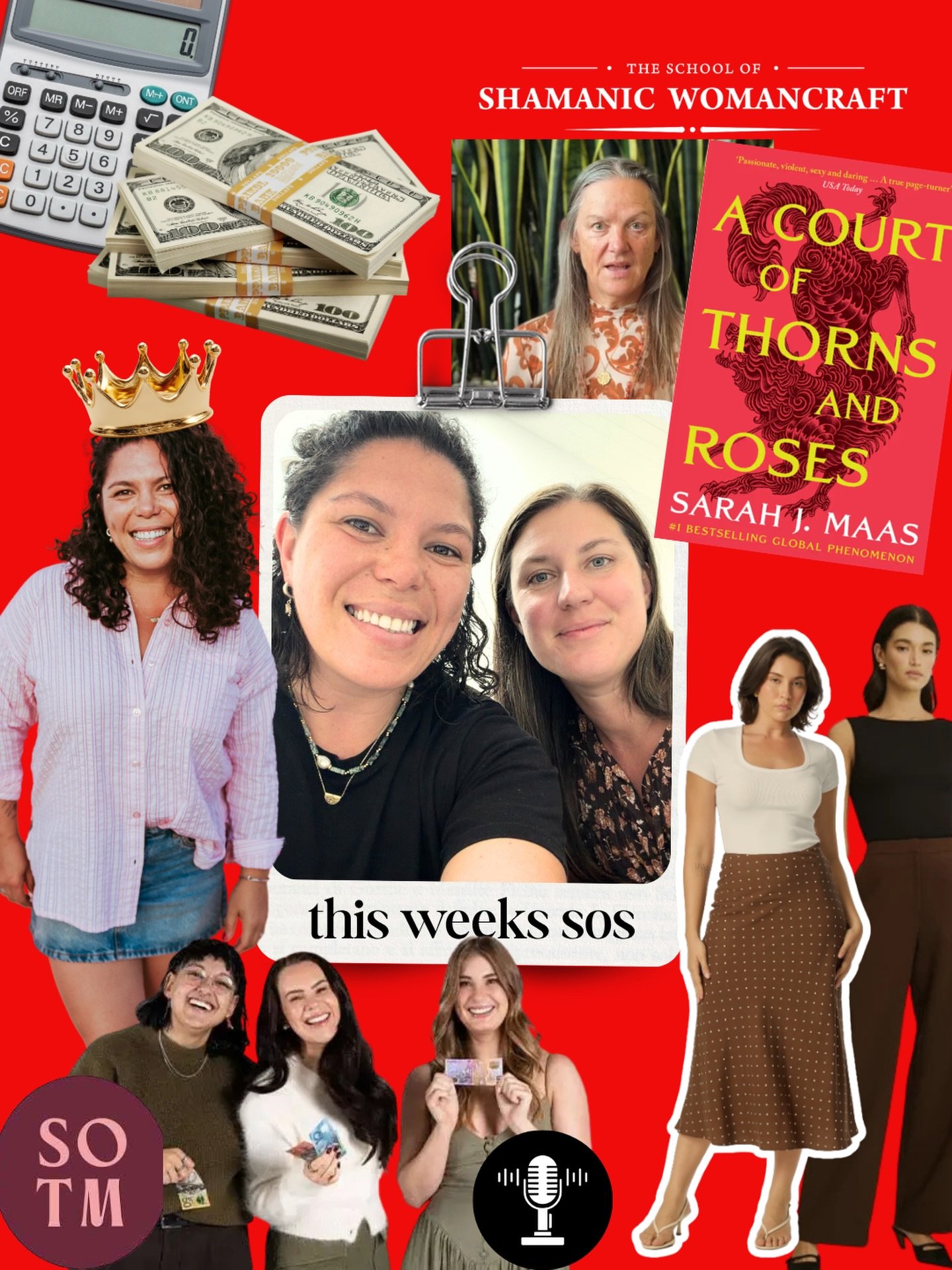 Announcement 📣 
It&rsquo;s our weekly sos! (Suggestion, obsession and self care)

Lucy: four seasons journey completed ✔️ prioritising my need 👸🏼 court of thorns and roses 🌹 

Alysse: budgets 💵 podcasts recs 🎧 and work wardrobes 💃
