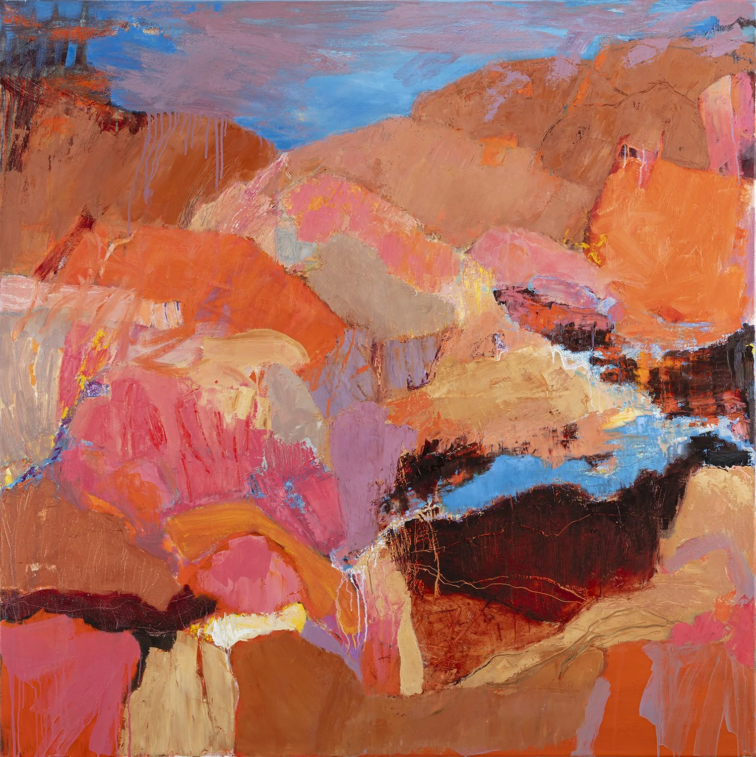 Where Ranges Unfold
oil on canvas
140 x 140cm