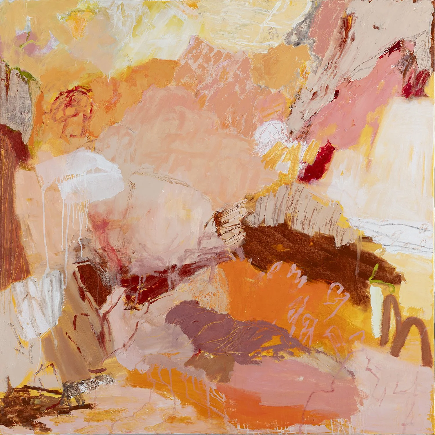 Solitude's Embrace
oil on canvas
130 x 130cm