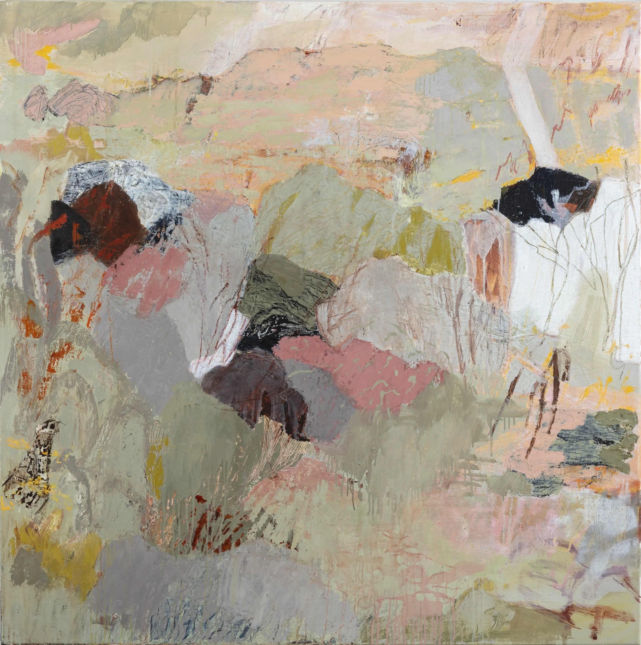 A Gentle Valley
oil on canvas 
130 x 130cm