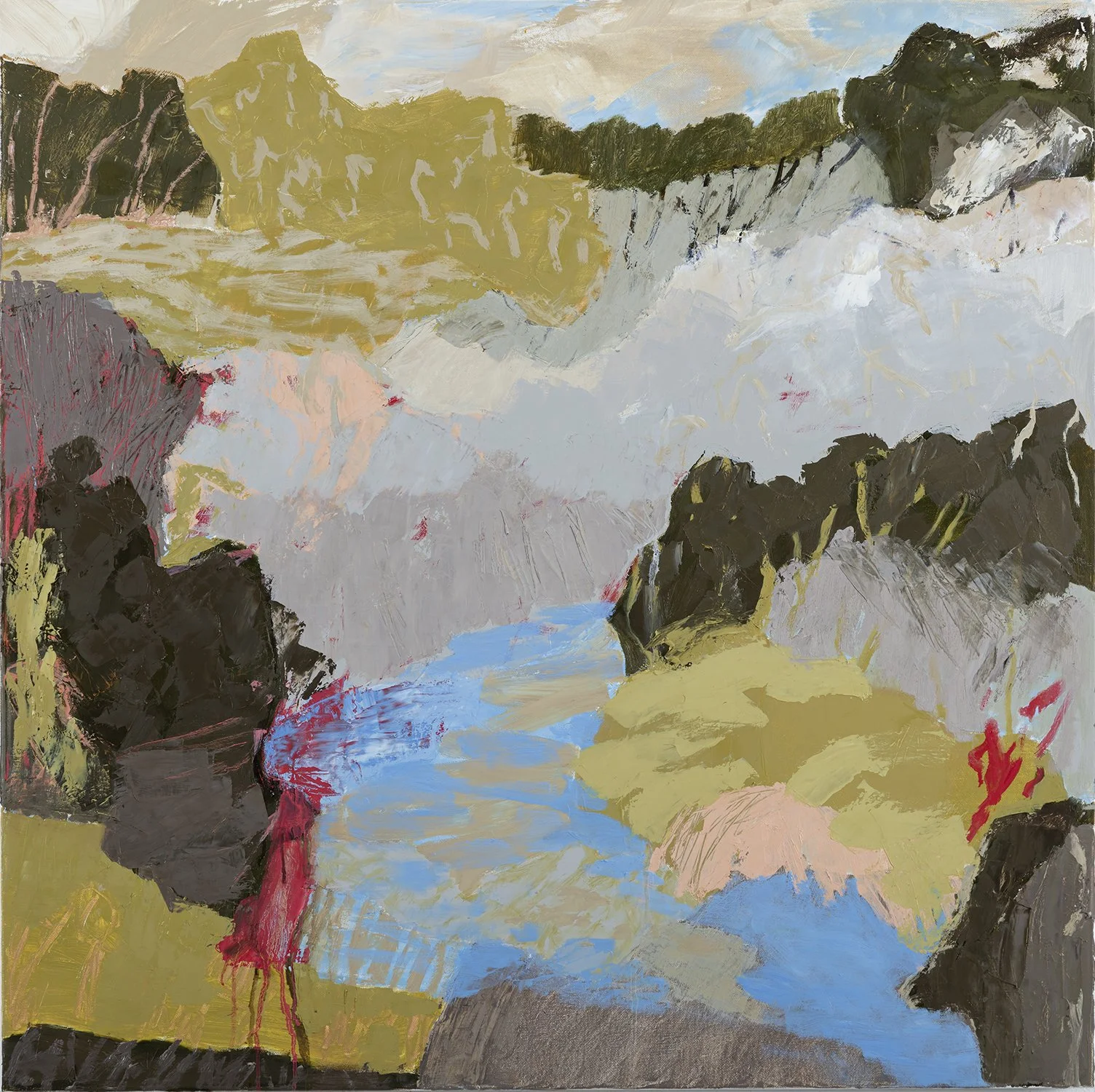 Hills Beyond Rivers
oil on canvas
100 x 100cm