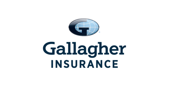 Gallagher Insurance logo with a stylized globe and the company name.