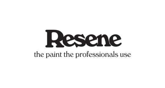 Resene logo with the tagline 'the paint the professionals use'.