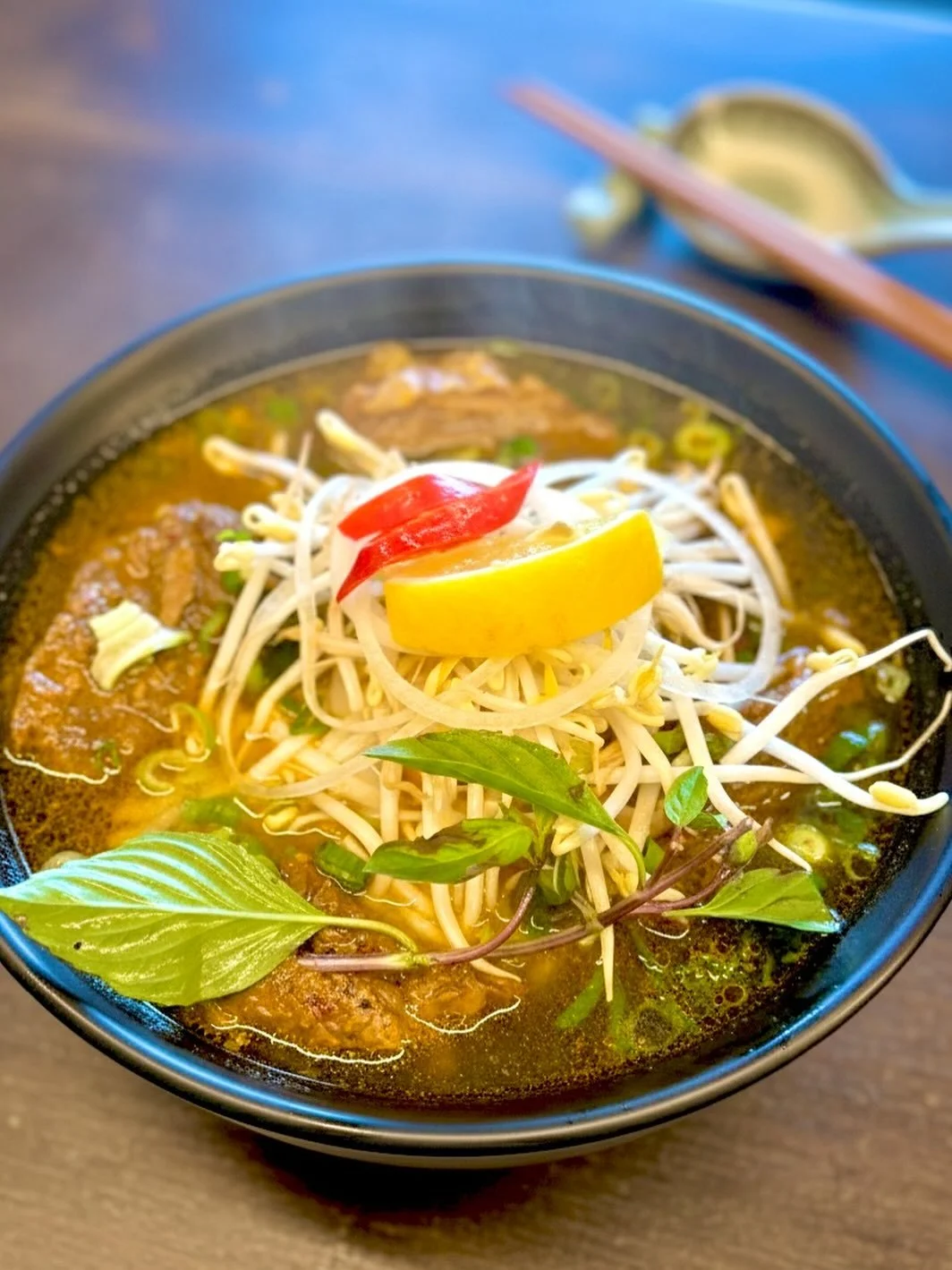 🥢 Warm, hearty, and full of flavor &mdash; our B&ograve; Kho Pho Soup will comfort your soul in every spoonful. Perfect for chilly days or any day you crave rich Vietnamese goodness! 🍜❤️
#PhoReal #BoKho #VietnameseFood #PhoLovers