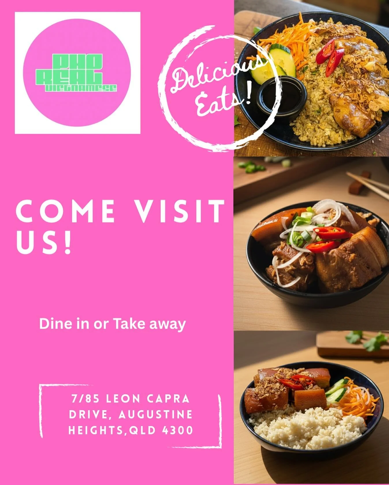 Weekend plans? Make it Pho Real 🍜✨
Good vibes, great company, and your favourite Vietnamese spot waiting for you.
Bring your family, bring your friends &mdash; we&rsquo;ll take care of the rest.
See you this weekend at Pho Real ❤️
#PhoReal #WeekendV