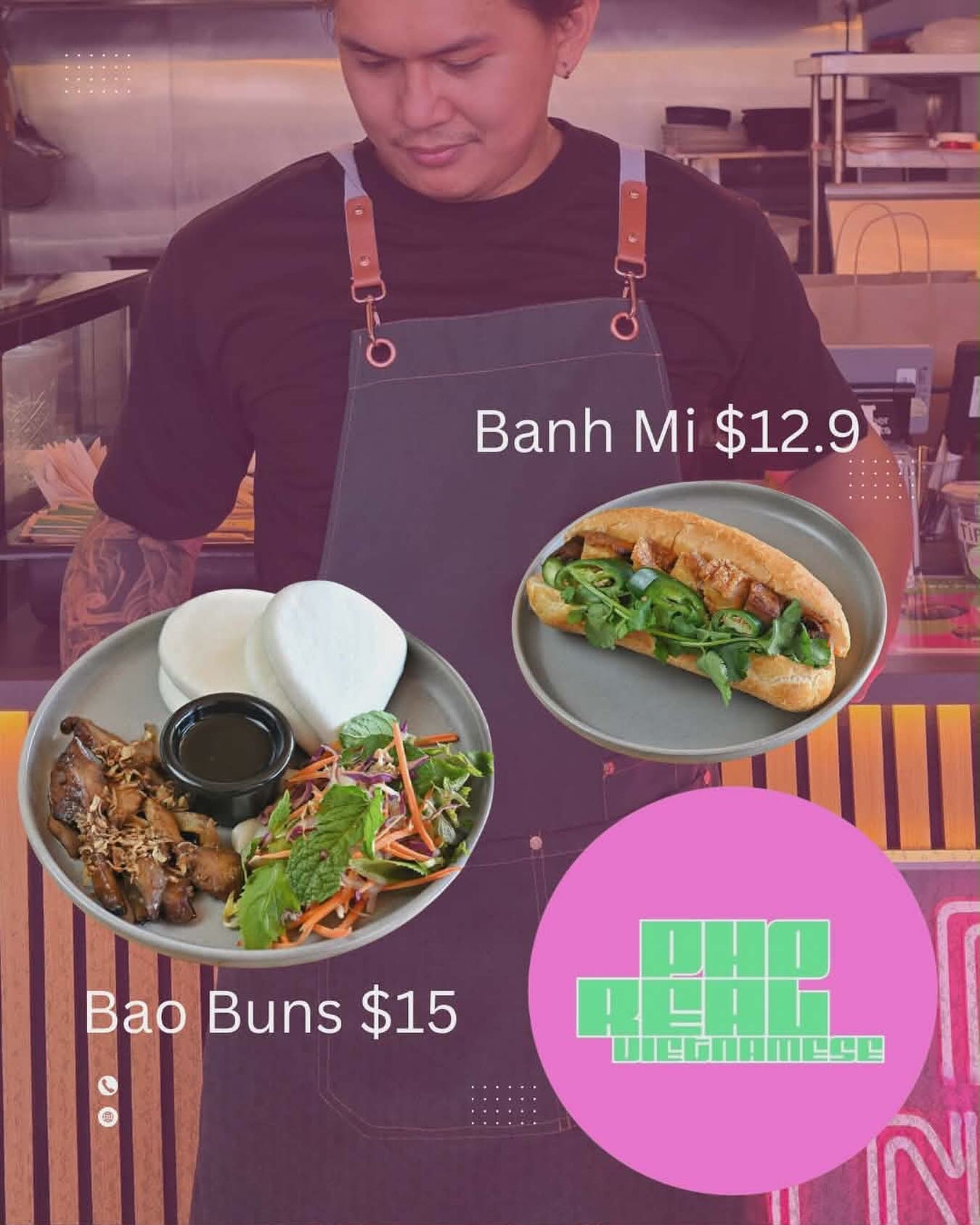 Double the flavour. Double the satisfaction. 
B&aacute;nh M&igrave; crunch + Bao Bun softness = the duo your feed (and appetite) has been waiting for.
#PhoRealVietnamese #BanhMiCravings #BaoBunsDaily #Foodstagram #BrisbaneFoodies #AugustineHeightsEat