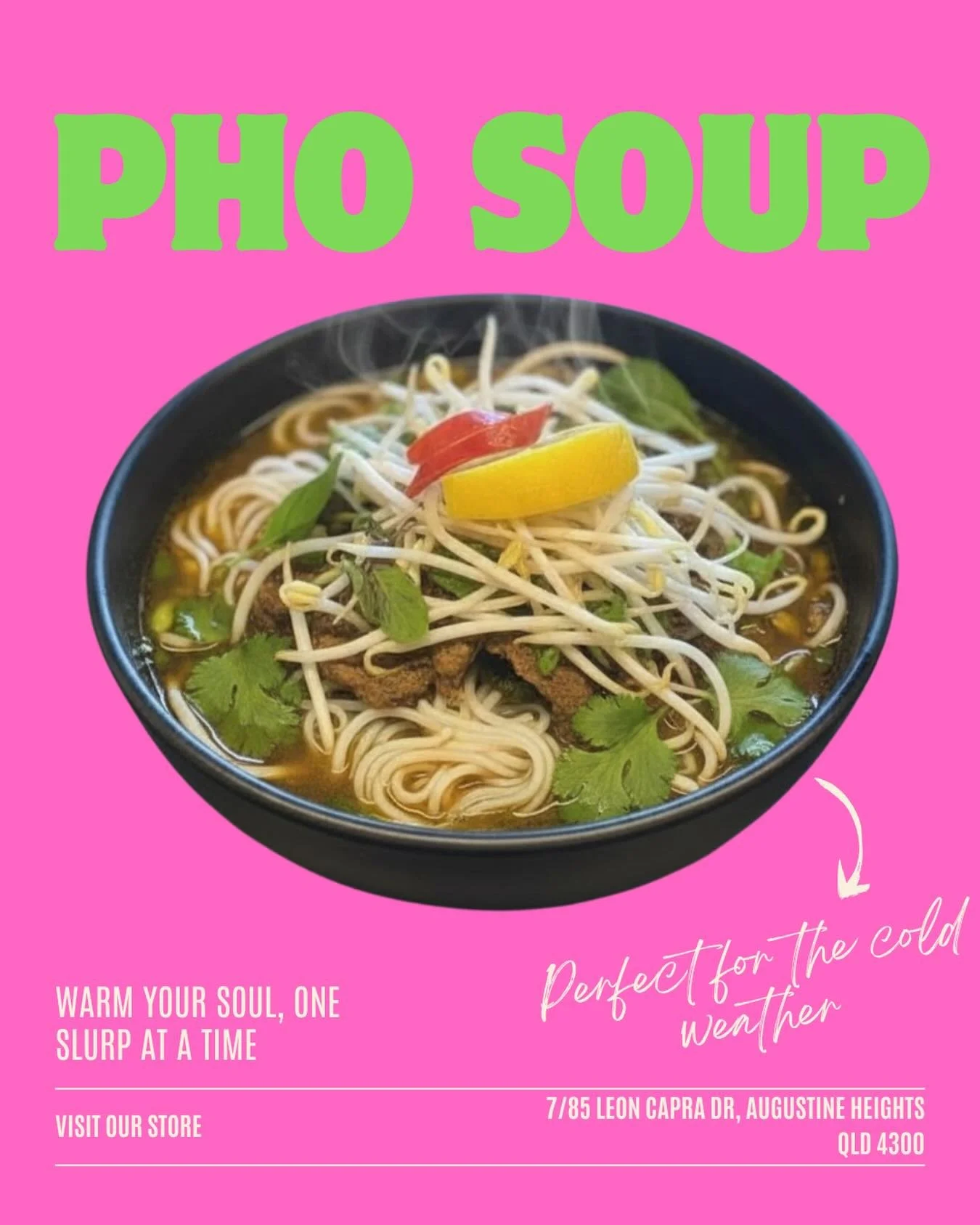 Pho that hits different &mdash; rich broth, fresh herbs, and flavour that&rsquo;s pho real. Warm up your day with the bowl everyone&rsquo;s talking about.
#PhoRealVietnamese #PhoLovers #BrisbaneEats #VietnameseFood #SlurpSeason
