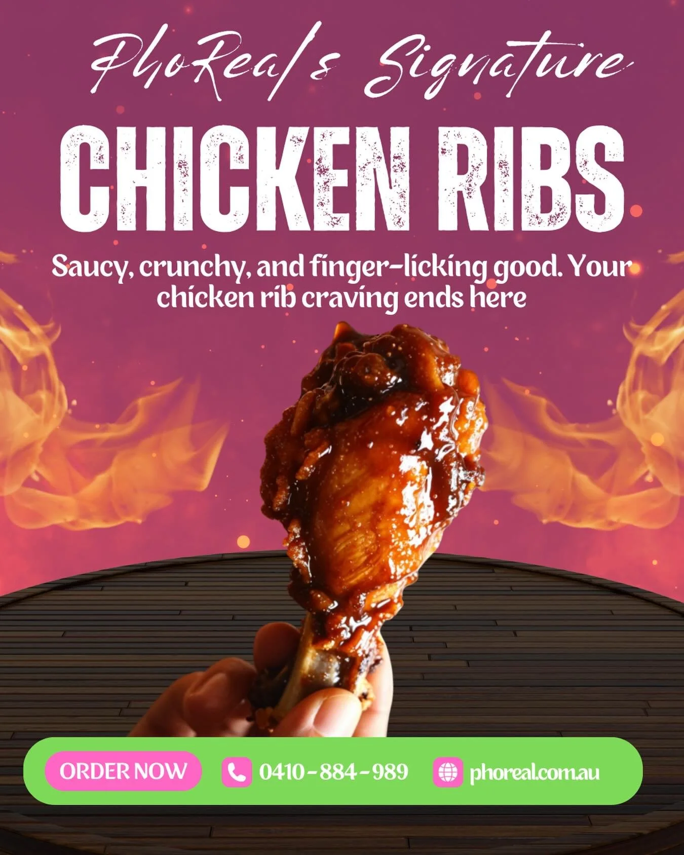 🔥 Signature Chicken Ribs that hit Pho Real hard. 
Crispy, juicy, caramel‑glazed perfection &mdash; this is the dish everyone comes back for at Pho Real Augustine Heights. One bite and you&rsquo;re hooked.
#PhoReal #PhoRealAugustineHeights #ChickenRi