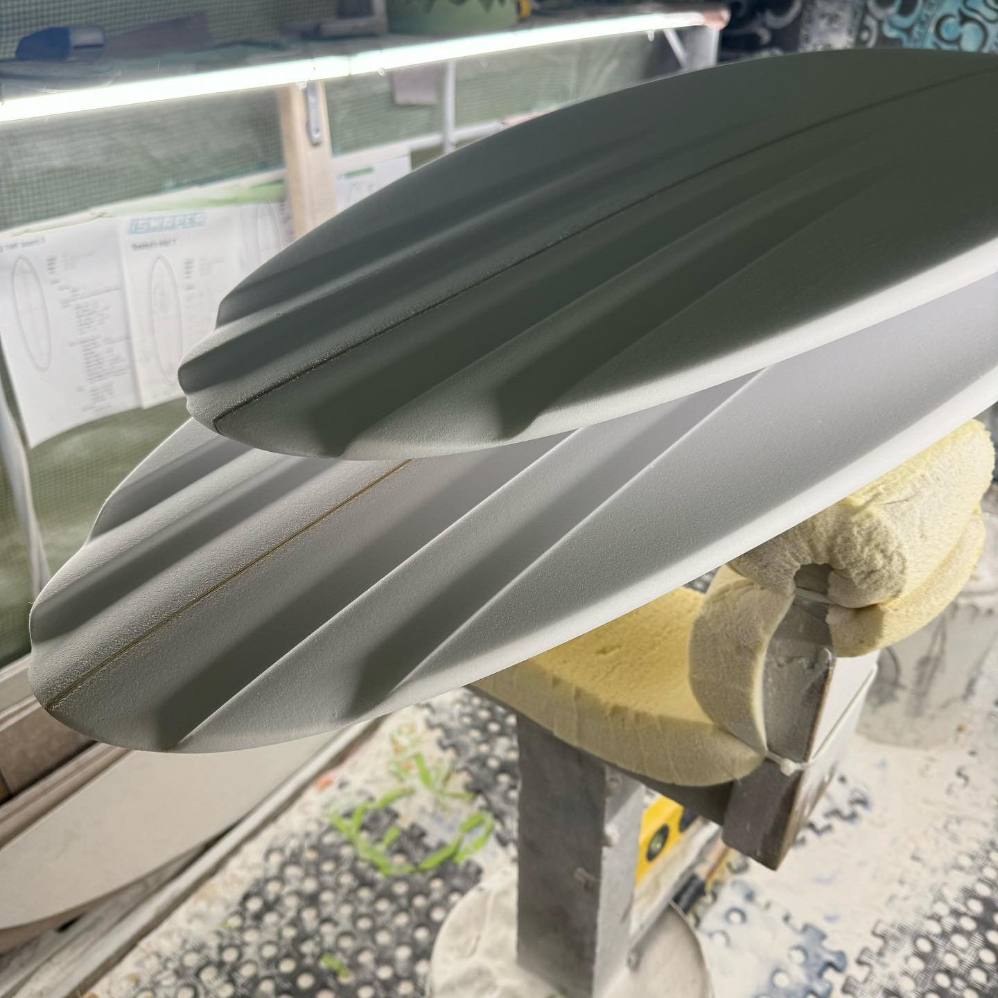 Channel twins coming in hot! 6&rsquo;2 and 6&rsquo;6 glassing these next week. Hit me up for custom glassing if you&rsquo;re interested in either of these twins #surfsunshinecoast #channelbottoms #twinfin #shaping #surfboard