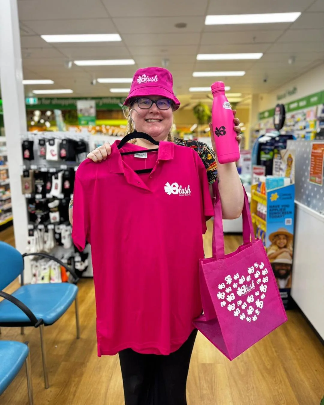 A very big thank you from the bottom of our pink heart to the team TerryWhite Chemmart Wilsonton who went pink and sold Blush merchandise during October for Blushing Pink month!

Funds raised from the sale of these items goes directly to funding the 