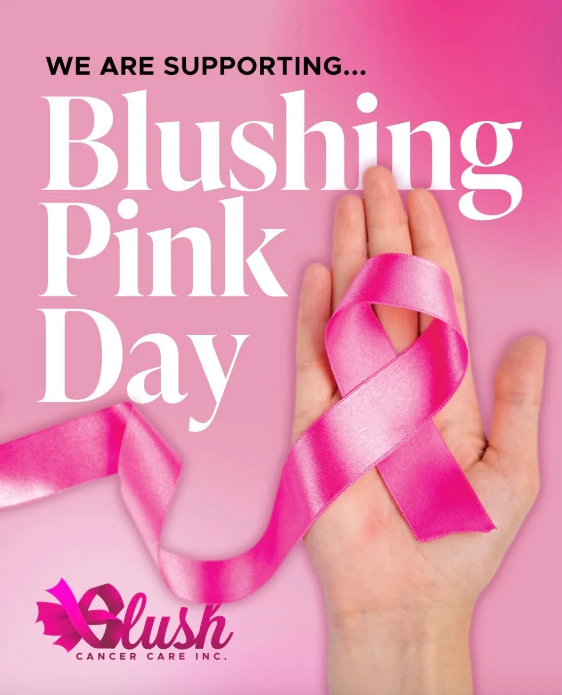 October is Breast Cancer Awareness month and there is still time to host a Blushing Pink fundraiser.

We are very grateful to so many organisations that wear pink, organise raffles, host morning teas and sell merchandise. It makes a big impact on Blu