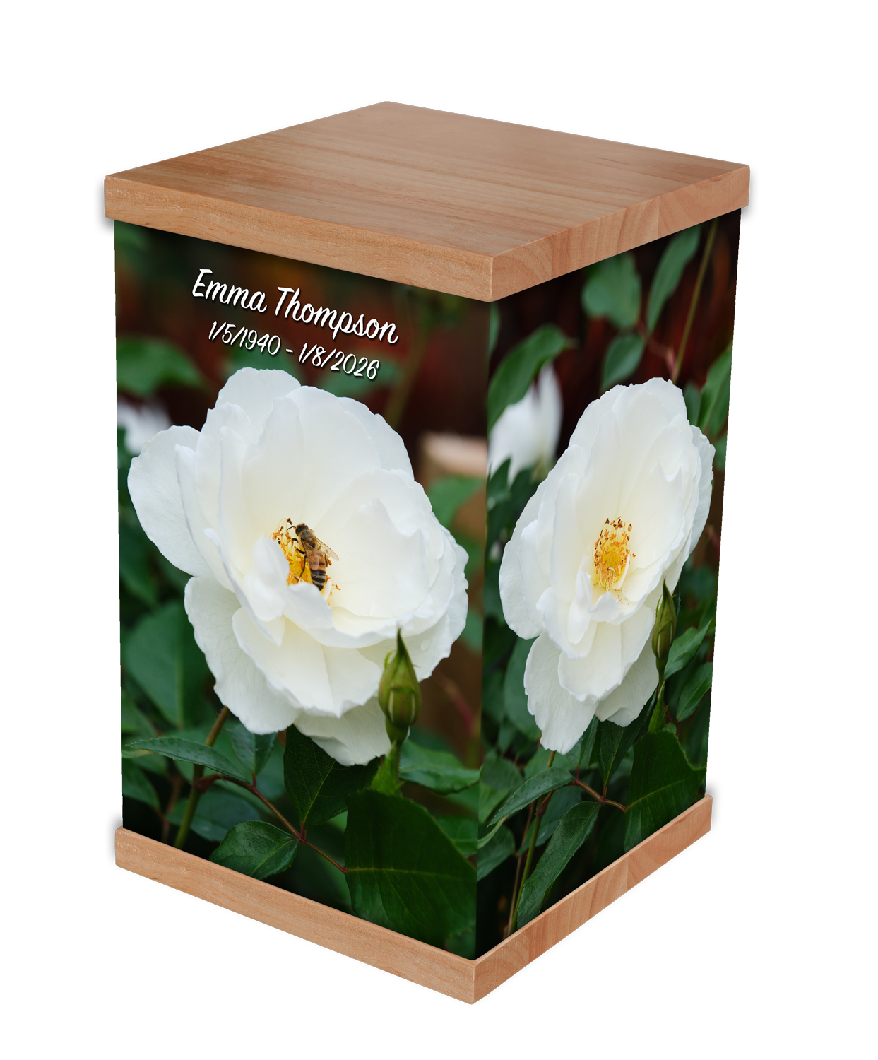 PERSONALISED URN SAMPLE. 

Contact Us For Your Personal Design