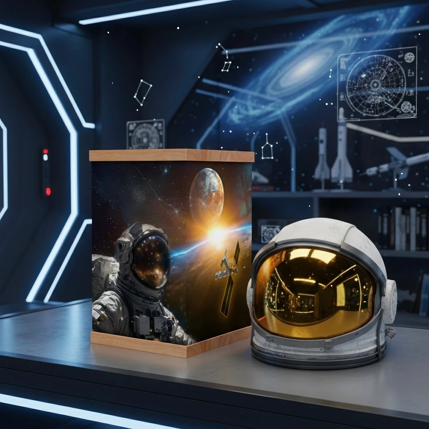 Outer Space Cremation Urn