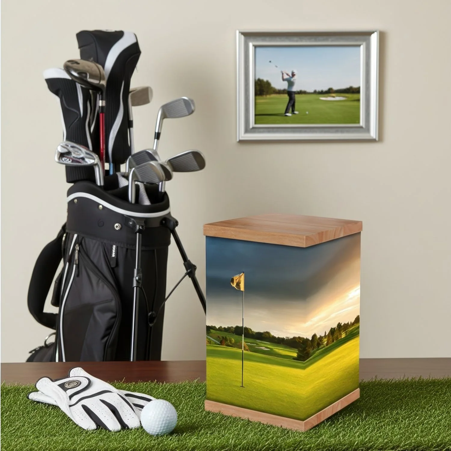 Golf Cremation Urn