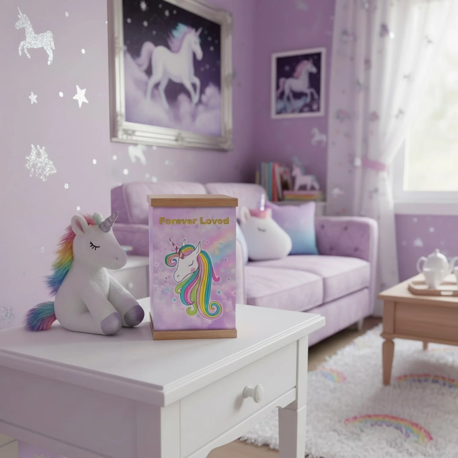 Unicorn Cremation Urn