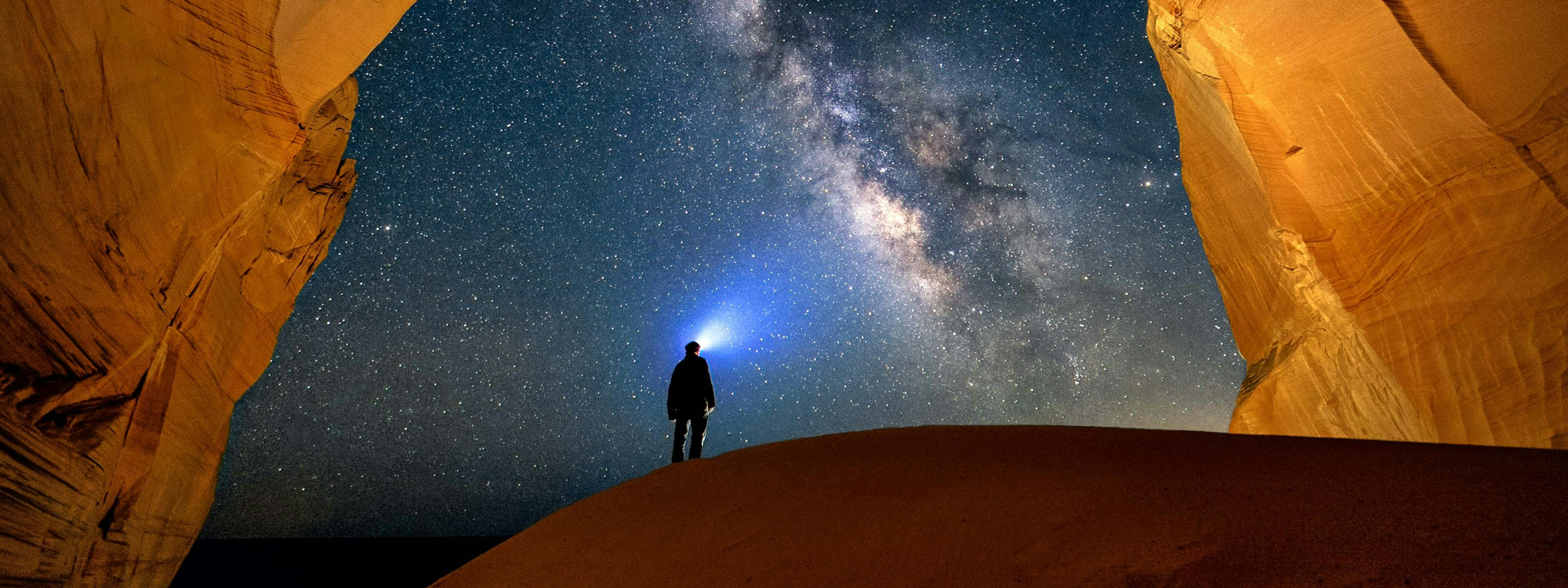 Bespoke Memorial Star Urn with photo personalisation. Includes a registered star in the night sky & framed certificate. Large to keepsake sizes available.