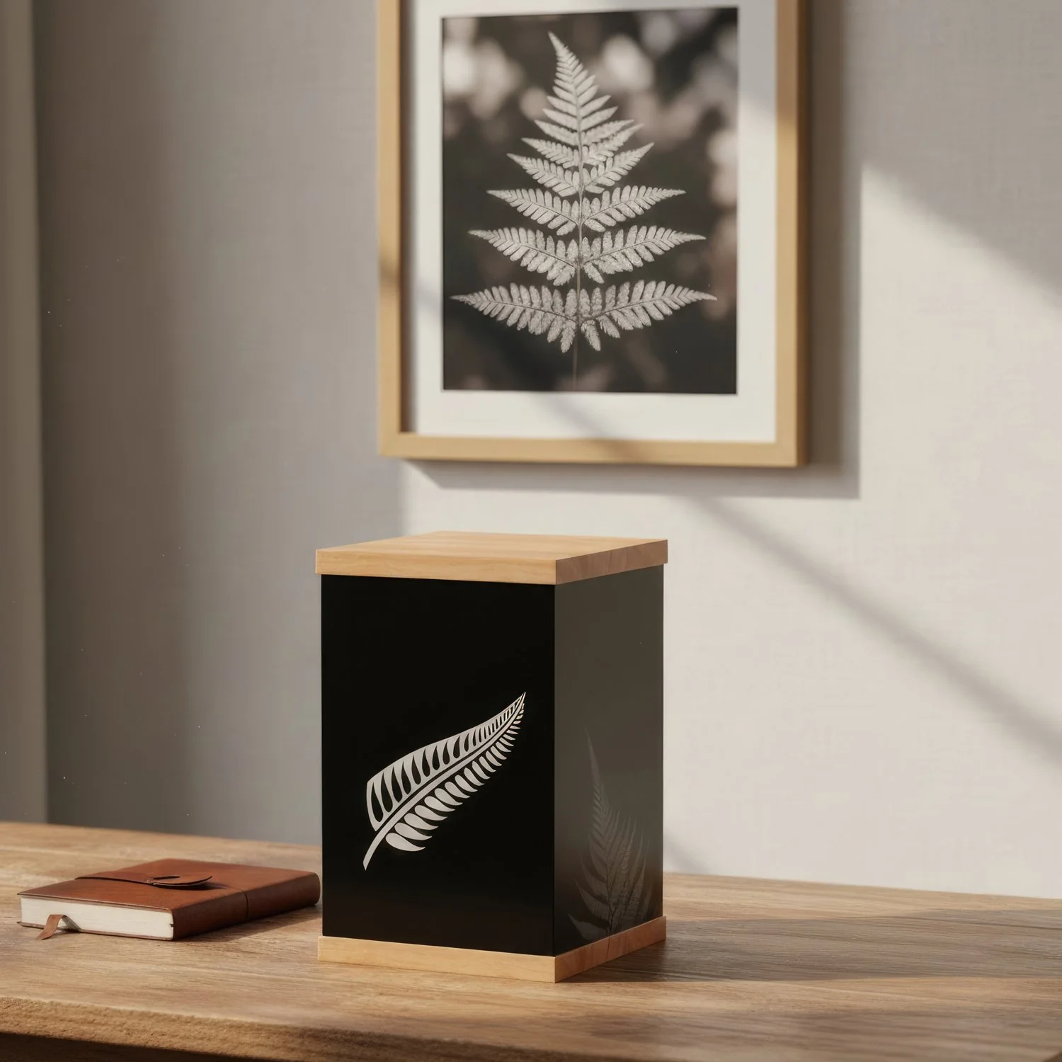 Silver Fern Cremation Urn