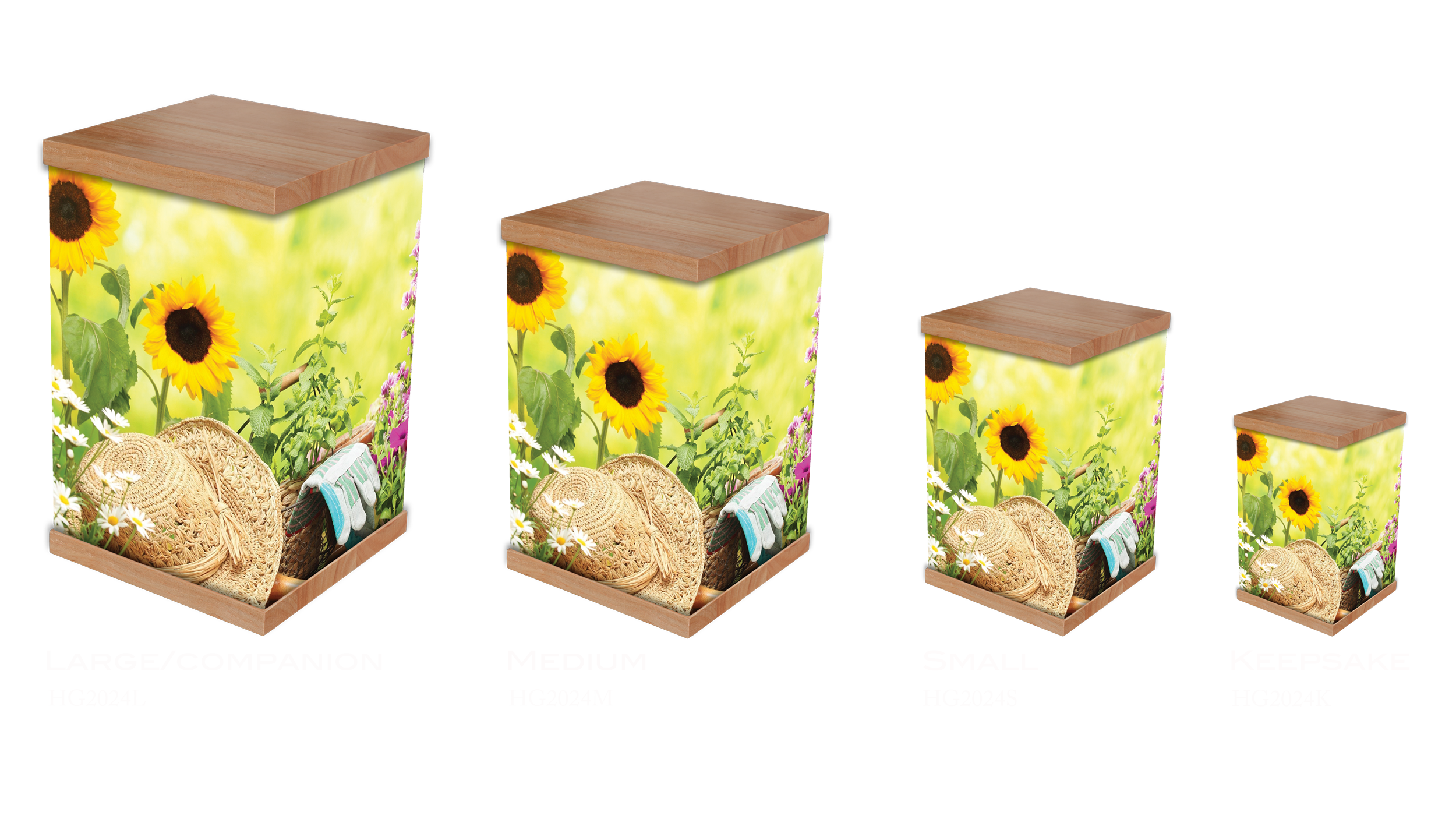 Our Gardening cremation urn is a heartfelt tribute for gardening enthusiasts, featuring charming designs of a gardening hat, gloves, and tools. This urn beautifully symbolises a love for nature and the joy of cultivating life. Perfect for honoring yo