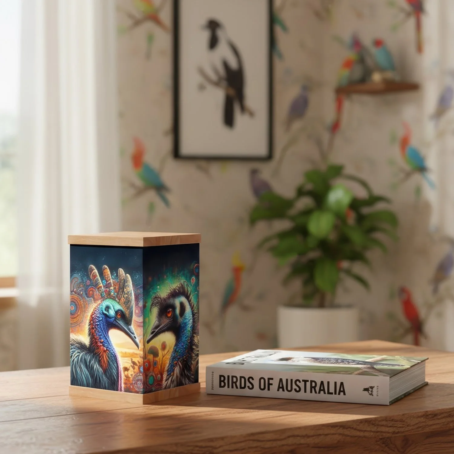 Australian Birds V2 Cremation Urn