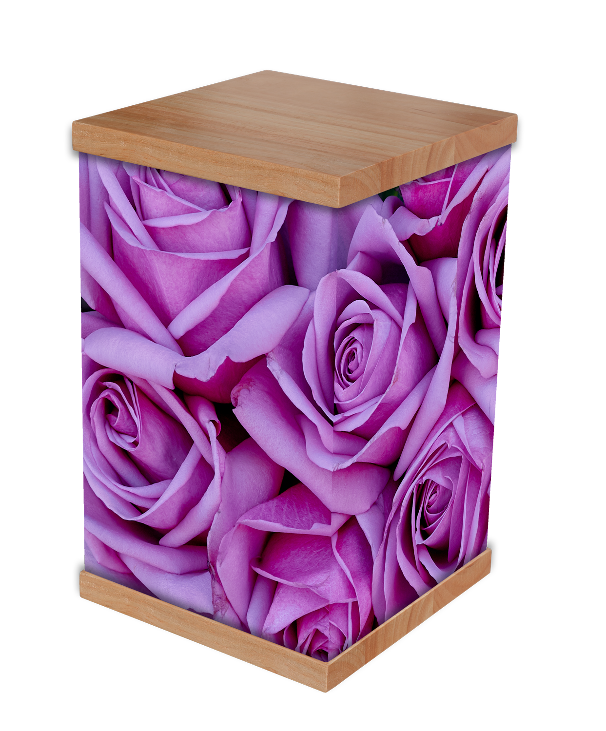 Purple Roses Cremation Urn