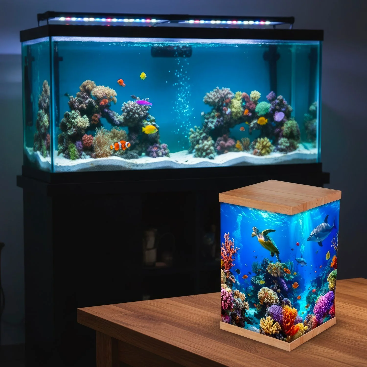 Tropical Reef Cremation Urn